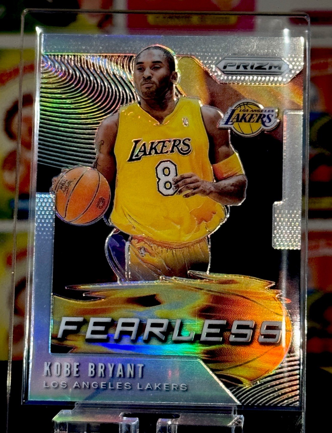 Kobe Bryant 2019-20 Panini Prizm Fearless #12 SILVER Insert Lakers HOF