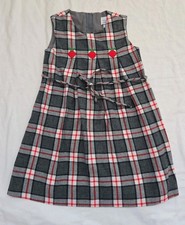 Florence Eiseman Pleated Flannel Grey Girl Dress 6X