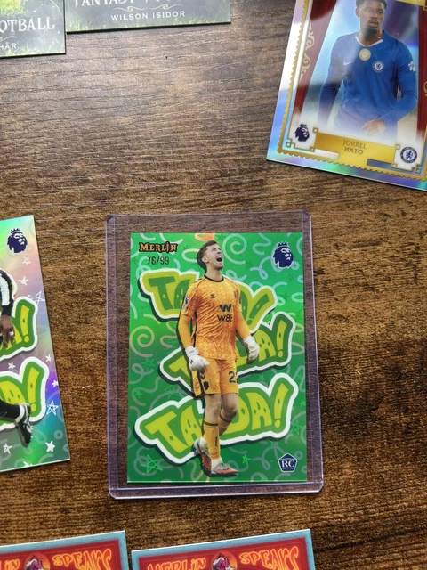 2026 Topps Merlin Premier League - Robin Roefs Numbered /99 RC - Ta-Da Insert