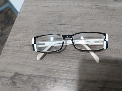 Miyagi Eyewear Eyeglass Frames Only 51-16-135 Black and White Checkered Italy