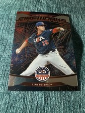 2026 Panini Stars & Stripes - Liam Peterson - Fireworks Insert - Team USA