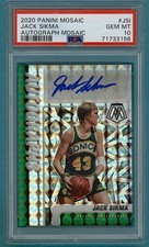 2020 Panini Mosaic Jack Sikma Autograph Mosaic #JSL PSA 10! POP 1! Supersonics!