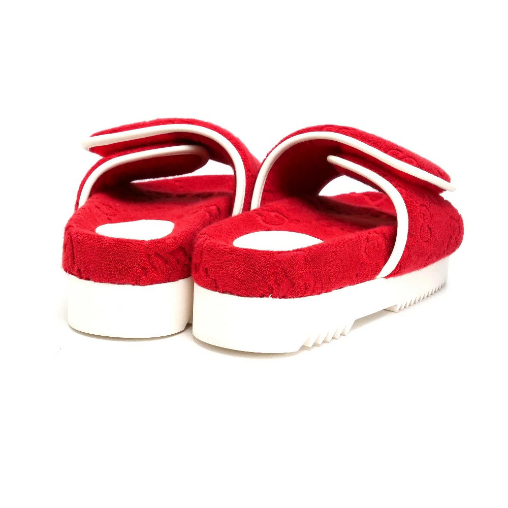 GUCCI × adidas GUCCI × Adidas sandals size 37 GG pattern Trefoil hook-and-loop p thumbnail 4