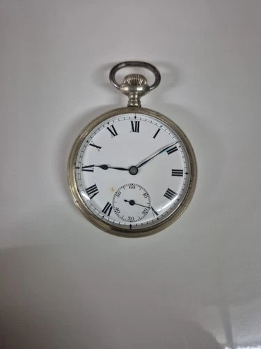 Swiss Made 7 Jewel Pocket Watch Vintage Antique Working