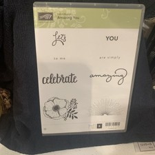 STAMPIN UP AMAZING YOU RUBBER STAMPS SET NEW 147215