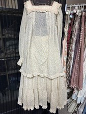 Gunne Sax By Jessica McClintock Pastel Prairie Calico 2-Piece Set Skirt Blouse