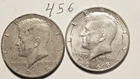 KENNEDY HALF DOLLAR,  40%  SILVER,  1968-D,   1968-D,----456