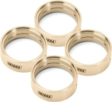 INJORA Brass Inner Beadlock Rings - 27g/pc 1.3" Wheel Weights Fit for 1/24... 