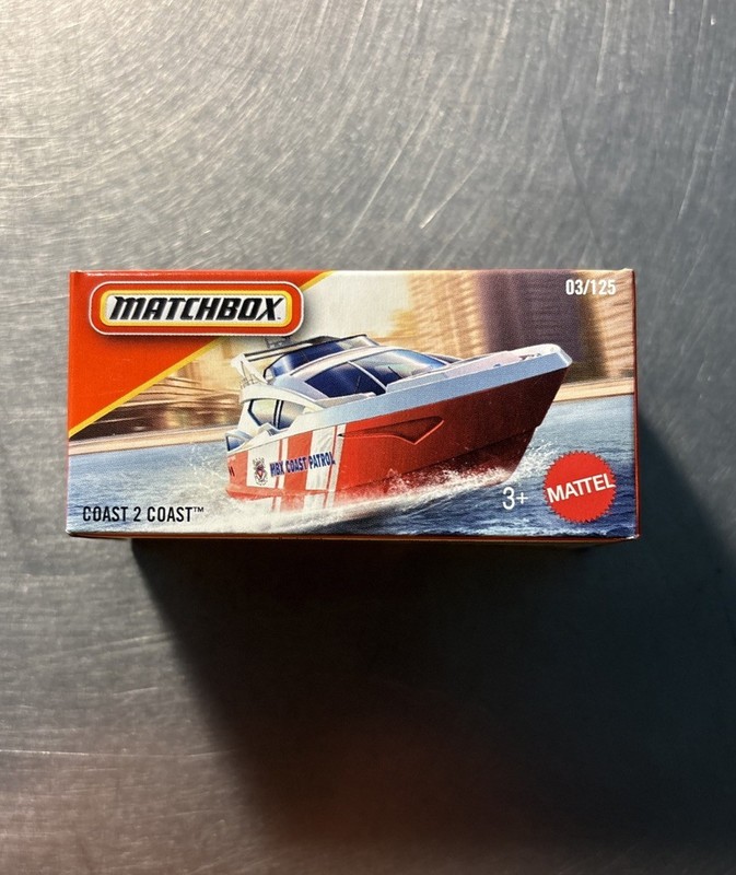 Matchbox Coast 2 Coast Patrol Boat Power Grab