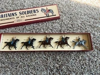 Britains Soldiers Confederate Cavalry Civil War Boxed 5 Figure Set #2055