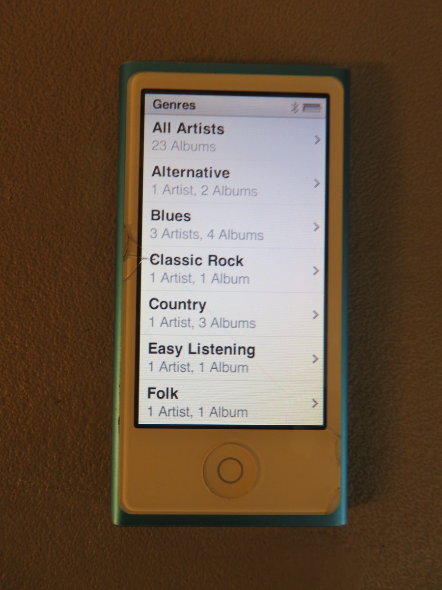 Apple iPod Nano 7th Generation A1446 16GB MKN02LL Blue - for sale