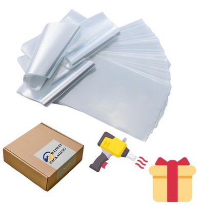 WEIWEI - 8x12 inch 200PCS Odorless PVC Heat Shrink Wrap Bags 100 Gauge