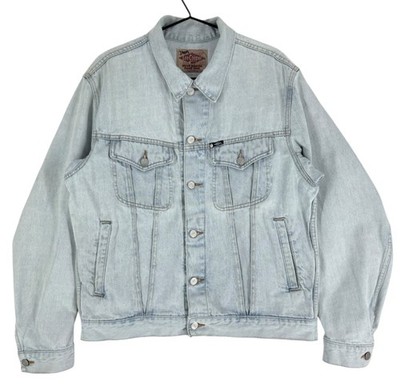 Vintage Lee Cooper Men Reno Denim Trucker Jacket Size L