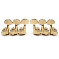 JIN-HO JN03 3L3R Electric Guitar Locking Tuning Pegs Tuners Machine Heads Gold