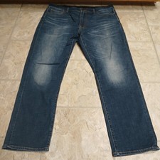 Lucky Brand Men's Denim Jeans 410 Athletic Fit Blue Size 36x30 Dark Wash