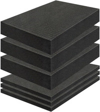 Gun Case Foam -16 X 12 X 2 Inch Pick and Pluck Foam Sheets - Pick Apart Insert P