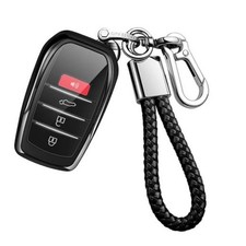 For Toyota Key Fob Cover with keychain,Key Shell Case for 2025-2026 Camry Black