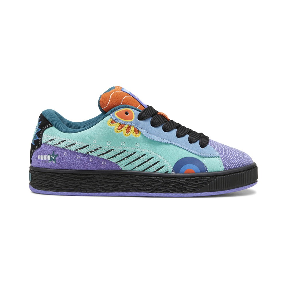 PUMA Suede Xl Ddlm Lace Up  Mens Blue, Purple Sneakers Casual Shoes 39840901