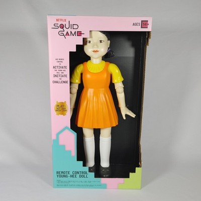 Netflix Squid Game Remote Control Young-Hee 15'' Doll Red Light Green Light New