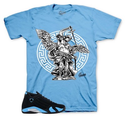 Shirts To Match Jordan 14 University Blue Sneakers - Archangel Tees