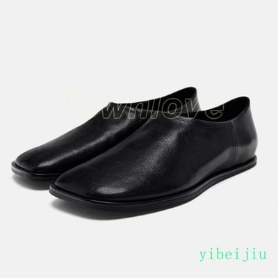 Ballet Flats Summer Women's Square Toe Slip on Casual Loafers Pump Shoes Comfort