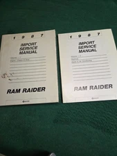 1987 DODGE RAM RAIDER Truck Service Shop Repair Manual Set OEM FREE SHIPPING 