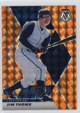 2021 Panini Mosaic Reactive Orange Mosaic Prizm Jim Thome #155 HOF 10ou