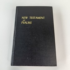 New Testament and Psalms King James Version by ABS Large Hardcover Large Print
