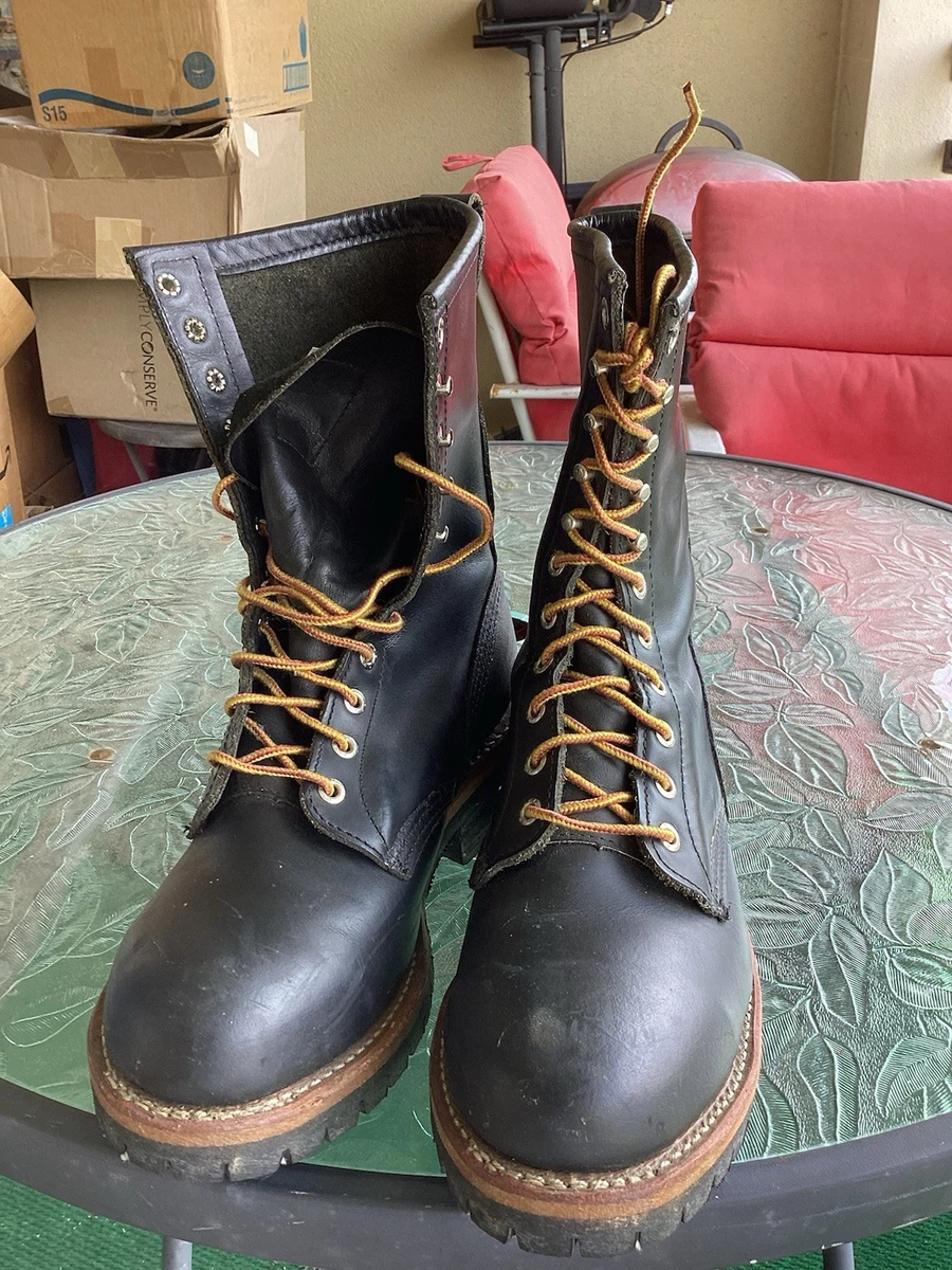 Red Wing 黑色靴男| eBay