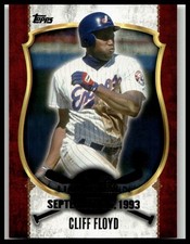 2015 Topps First Home Run Retail White #FHR-31 Cliff Floyd Expos