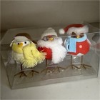 Wondershop 2023 Christmas Target Birds Multicolor Holiday Set of 3 Mini Birds — photo 1