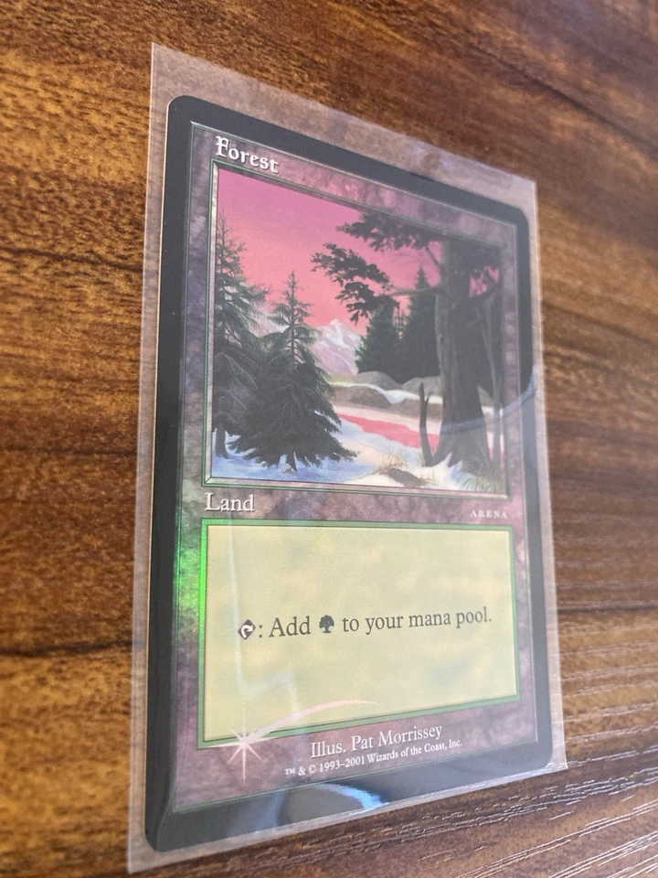 MTG✨Arena League PROMO 2001 FOREST FOIL (Ice Age)✨Arena NM/MINT Land UNPLAYED - Image 3 of 4