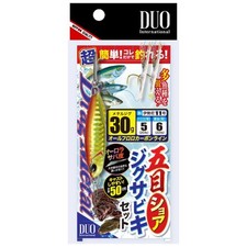 DUO Shore Jigging Rig DRAG METAL SHORE SABIKI SET M/30g Red Gold
