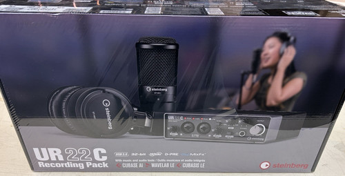 Steinberg UR22C Recording Pack 2 x 2 USB 3.0 Type C Audio Interface Package Set