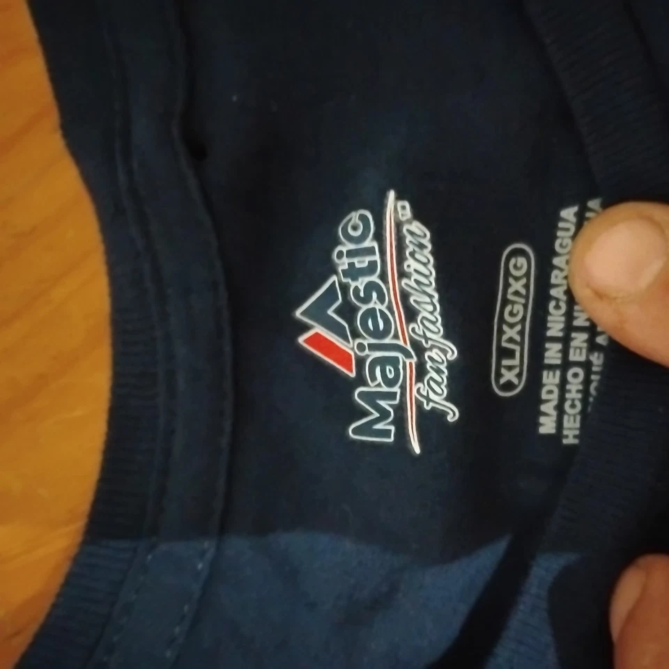 Camiseta deportiva majestuosa de los Atlanta Braves Lane Adams #18 para mujer XL azul estampado frontal Foto 2 de 3