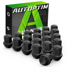 AUTOPTIM M14x1.5 OEM Lug Nuts Ford Mustang Edge Explorer MKX MKZ Aviator Black