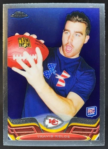 2013 Topps Chrome Travis Kelce #118 RC Kansas City Chiefs AB7