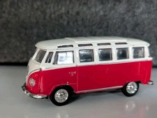 Maisto Volkswagen Van Samba Scale 1:40 Die Cast Model Bus VW Camper Van Red