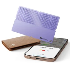 2025 Apple MFi Bluetooth Tracker for Find My – iPhone GPS Key Finder, Wallet Tag