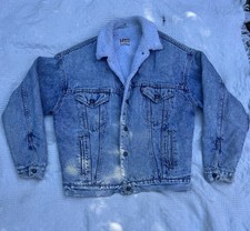 VTG 1980’s Made In USA Levi’s Type III Sherpa Lined Trucker Jacket Men’s Medium