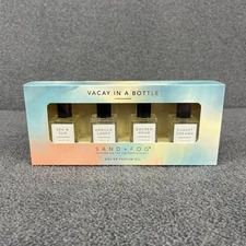 SAND+FOG Vacay in a Bottle Eau de Parfum Oil Roller Gift Set 4 Scents 0.33 fl oz