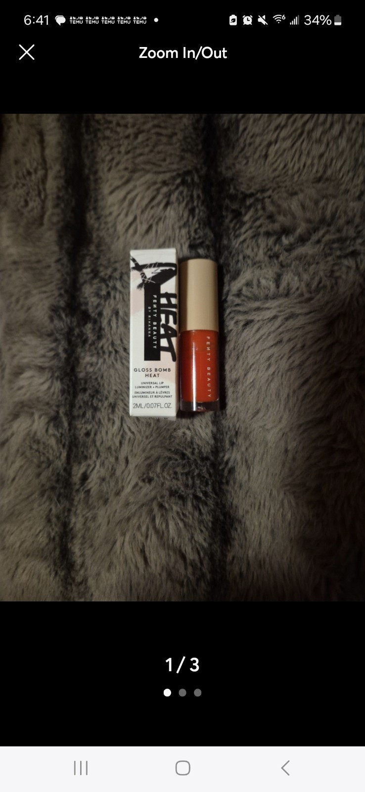 FENTY BEAUTY GLOSS BOMB HEAT HOT CHERRY