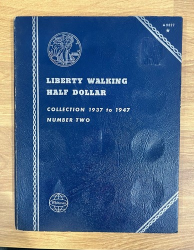 Whitman 1937-1947 Liberty Walking Half Dollar Coin  Book #2 (#9027-39)