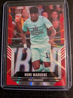Panini FIFA Score Soccer 2021/22 Noni Madueke Rookie RC Red Laser