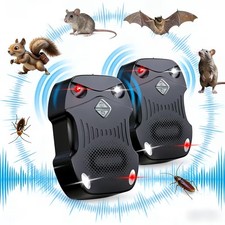 2PCS Ultrasonic Mouse Repeller Car Vehicle Ra...