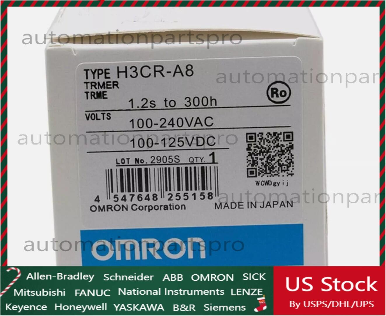 New Omron H3CR-A8 Timer Module H3CRA8 One
