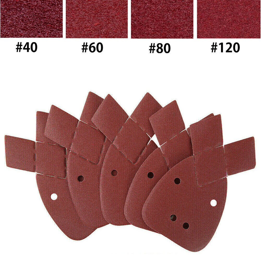 MOUSE SANDER SHEETS SANDING PADS 40 60 80 120 GRIT Fit Black & Decker