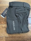 KINGSLAND EQUESTRIAN Kenya Full Grip Seat E-tec Breeches Green Black Ink Size 40 — photo 1