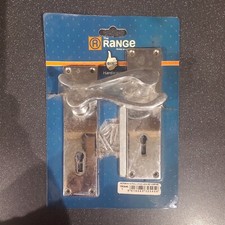 Victorian Scroll Polished Chrome Lever Lock Door Handle Lever Lock Set The Range