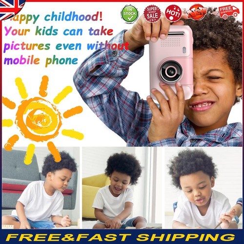 2,4 Zoll IPS Digitalkamera 40 MP 1080P HD Kinder Selfie Videorecorder (Pink 32 GB)